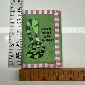 Vintage Y2K Paul Frank “Suck That You Snake” Velcro Wallet